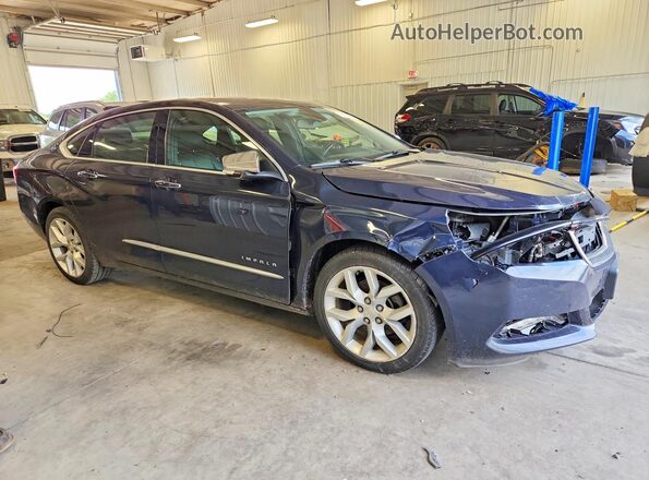 2G1105S35K9130303 2019 CHEVROLET IMPALA Blue Передня права чверть