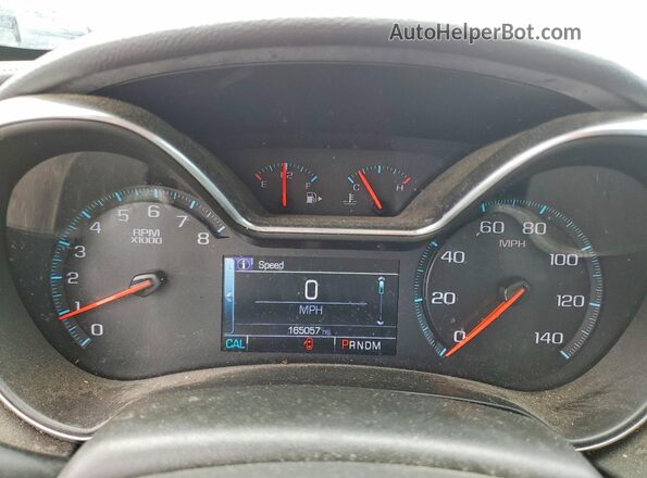 2G1105S36H9103961 2017 CHEVROLET IMPALA Black Вид щитка приладів