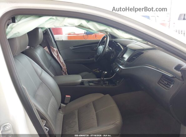 2G1105S36H9159236 2017 CHEVROLET IMPALA White Вид салону спереду