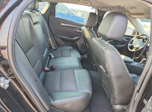 2G1105S36J9109684 2018 CHEVROLET IMPALA Black Vista de los asientos traseros