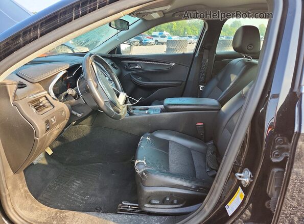 2G1105S36J9109684 2018 CHEVROLET IMPALA Black Vista interior delantera