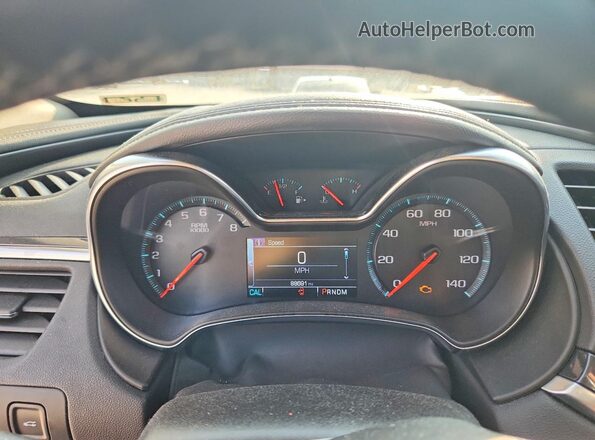 2G1105S36J9177936 2018 CHEVROLET IMPALA Gray Սարքավորումների վահանակի տեսք