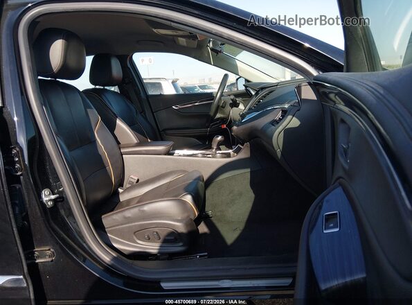 2G1105S36K9133310 2019 CHEVROLET IMPALA Black Вид салону спереду