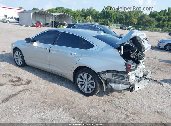 2G1105S37H9104570 2017 CHEVROLET IMPALA Серебряный Задняя левая четверть