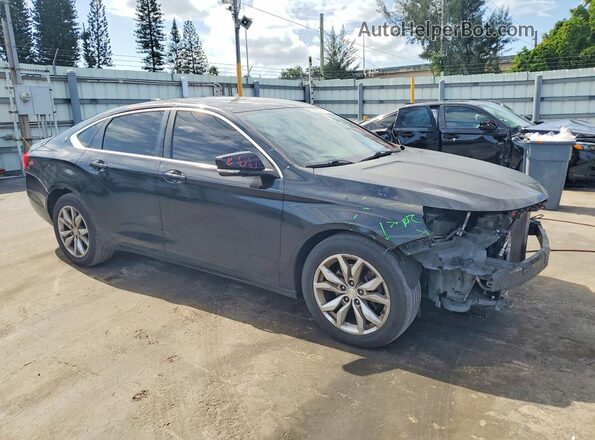2G1105S37H9174800 2017 CHEVROLET IMPALA Черный Передняя правая четверть