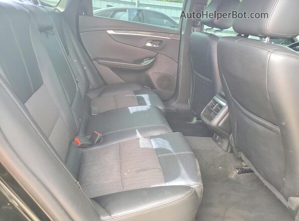 2G1105S37H9174800 2017 CHEVROLET IMPALA Черный Вид задних сидений