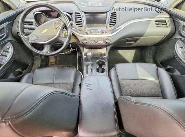 2G1105S37H9190656 2017 CHEVROLET IMPALA Черный Вид панели приборов