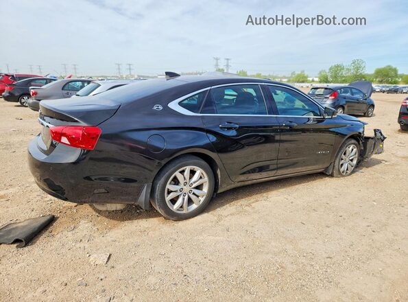 2G1105S37H9190656 2017 CHEVROLET IMPALA Черный Задняя правая четверть