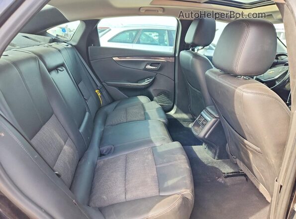 2G1105S37H9190656 2017 CHEVROLET IMPALA Черный Вид задних сидений