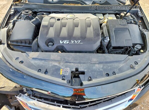 2G1105S37H9190656 2017 CHEVROLET IMPALA Черный Вид задней части салона