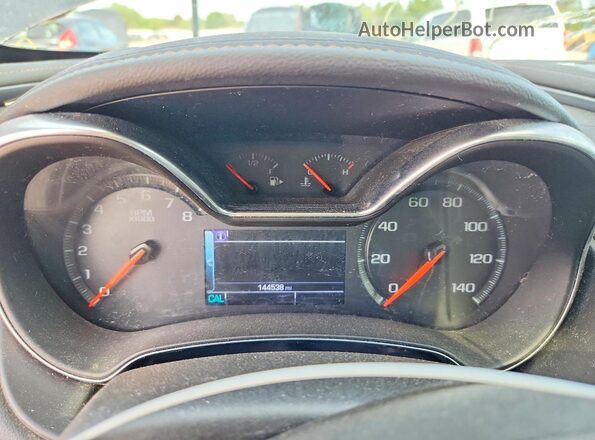 2G1105S37H9190656 2017 CHEVROLET IMPALA Черный Вид щитка приборов