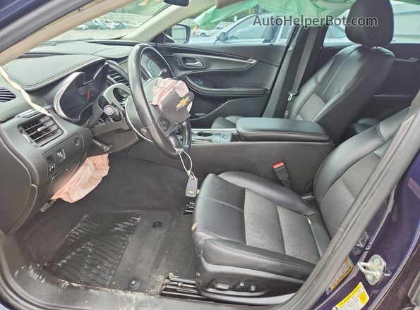 2G1105S37J9115297 2018 CHEVROLET IMPALA Blue Front interior view