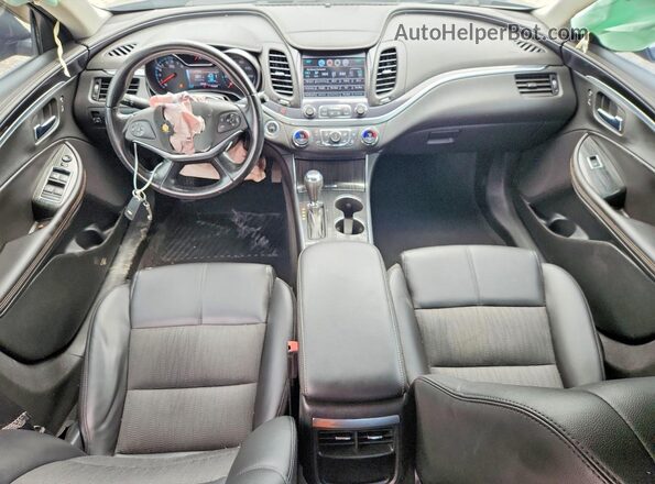 2G1105S37J9115297 2018 CHEVROLET IMPALA Blue Dashboard view