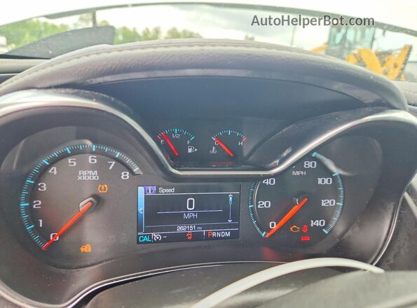 2G1105S37J9115901 2018 CHEVROLET IMPALA White Instrument cluster view