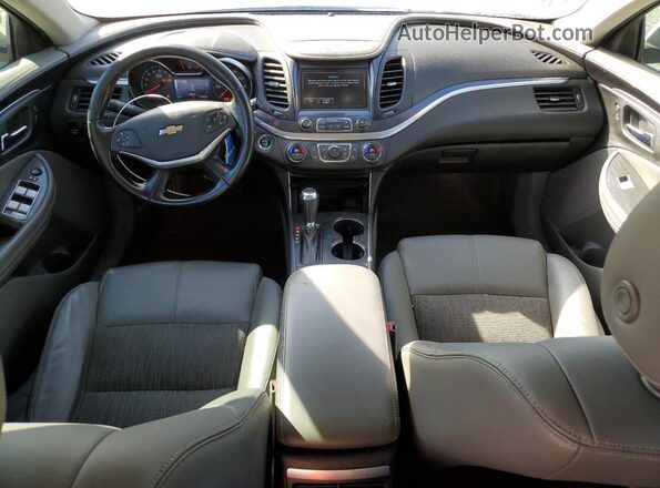 2G1105S37J9151216 2018 CHEVROLET IMPALA Silver წინა პანელის ხედი