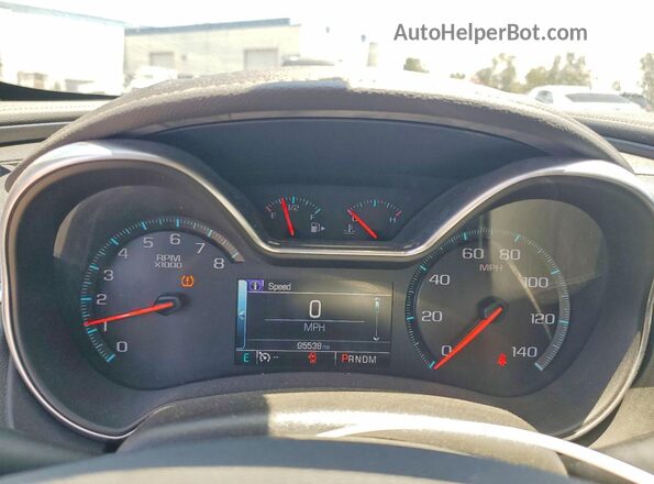 2G1105S37J9168064 2018 CHEVROLET IMPALA Gray Սարքավորումների վահանակի տեսք