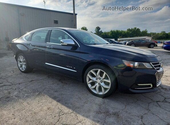 2G1105S37K9140105 2019 CHEVROLET IMPALA Blue Delantero derecho