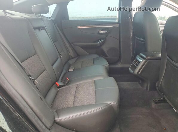 2G1105S38H9105162 2017 CHEVROLET IMPALA Black Հետևի նստատեղերի տեսք
