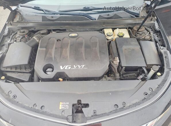 2G1105S38H9105162 2017 CHEVROLET IMPALA Black Սալոնի հետևի տեսք
