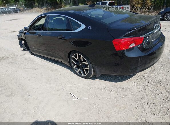 2G1105S38H9108451 2017 CHEVROLET IMPALA Черный Задняя правая четверть
