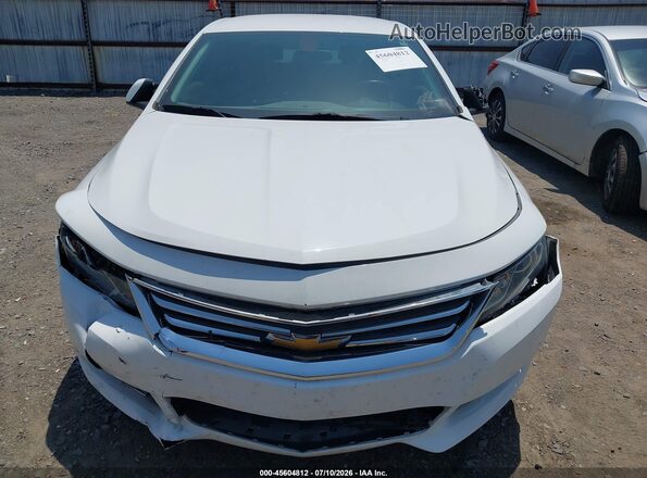 2G1105S38H9117621 2017 CHEVROLET IMPALA White Vista del cuadro de instrumentos