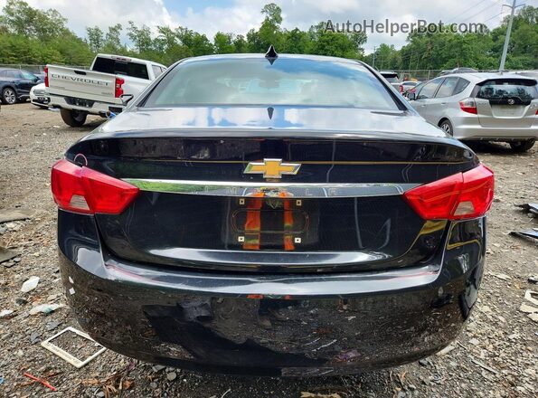 2G1105S38J9110982 2018 CHEVROLET IMPALA Black Вид ззаду