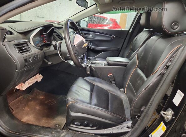 2G1105S38K9121949 2019 CHEVROLET IMPALA Black წინა სალონის ხედი