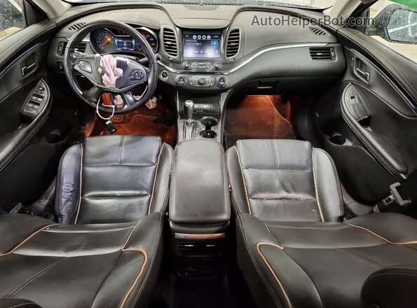 2G1105S38K9121949 2019 CHEVROLET IMPALA Black წინა პანელის ხედი