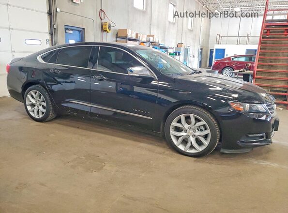 2G1105S38K9144874 2019 CHEVROLET IMPALA Черный Передняя правая четверть