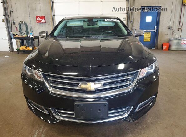 2G1105S38K9144874 2019 CHEVROLET IMPALA Черный Вид спереди