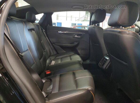2G1105S38K9144874 2019 CHEVROLET IMPALA Черный Вид задних сидений