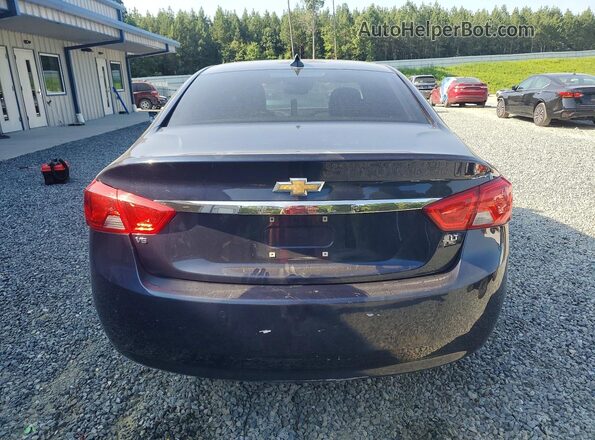 2G1105S39H9182641 2017 CHEVROLET IMPALA Blue Հետևի տեսք