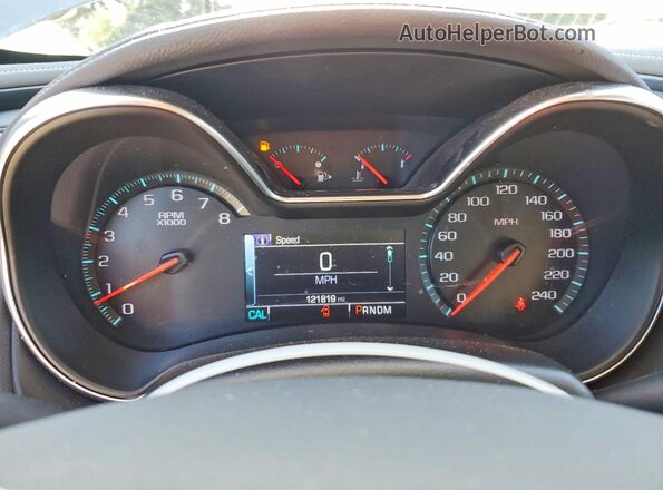 2G1105S39J9170690 2018 CHEVROLET IMPALA Gray Вид щитка приладів