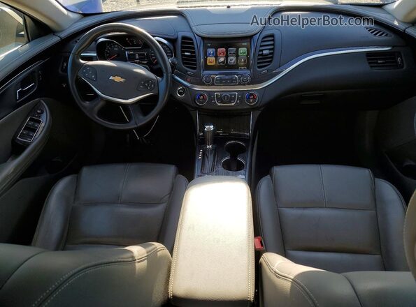 2G1105S39J9170690 2018 CHEVROLET IMPALA Gray Вид панелі приладів