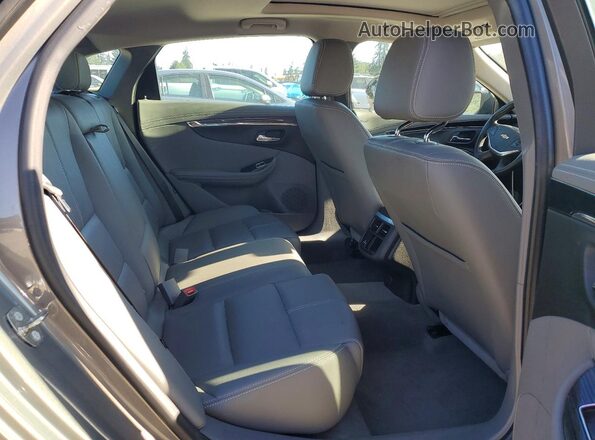 2G1105S39J9170690 2018 CHEVROLET IMPALA Gray Вид задніх сидінь