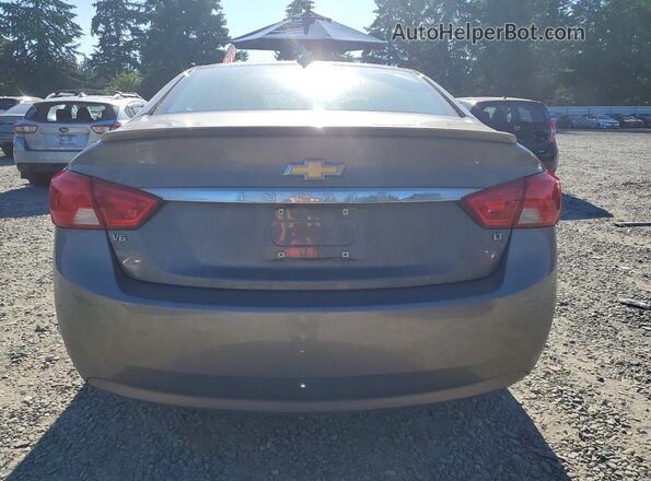 2G1105S39J9170690 2018 CHEVROLET IMPALA Gray Вид ззаду