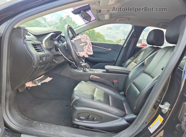 2G1105S39L9101324 2020 CHEVROLET IMPALA Black Front interior view