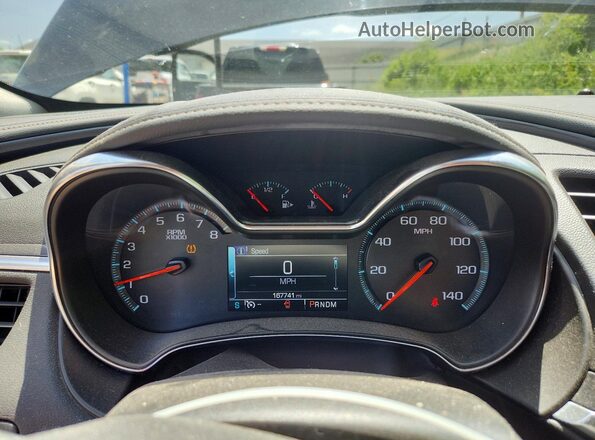2G1105S3XH9107737 2017 CHEVROLET IMPALA Black Вид щитка приладів