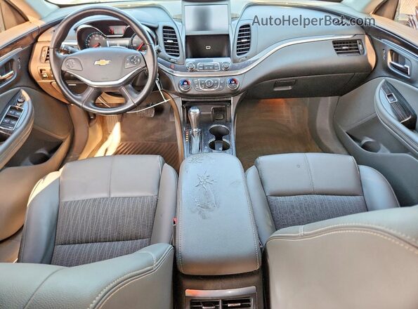 2G1105S3XH9117619 2017 CHEVROLET IMPALA Black წინა პანელის ხედი