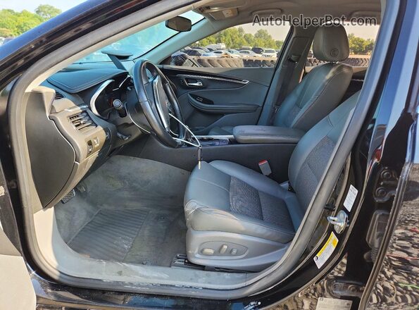 2G1105S3XH9117619 2017 CHEVROLET IMPALA Black წინა სალონის ხედი