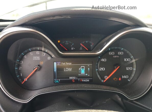 2G1105S3XH9174760 2017 CHEVROLET IMPALA Black Սարքավորումների վահանակի տեսք