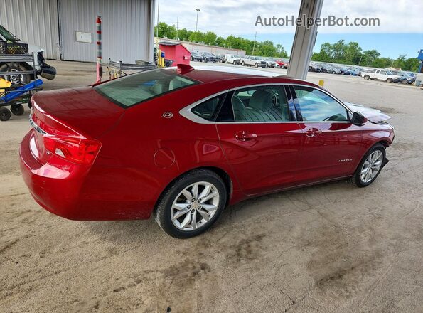 2G1105S3XJ9118825 2018 CHEVROLET IMPALA Красный Задняя правая четверть