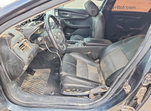 2G1105S3XJ9152117 2018 CHEVROLET IMPALA Charcoal Vista interior delantera