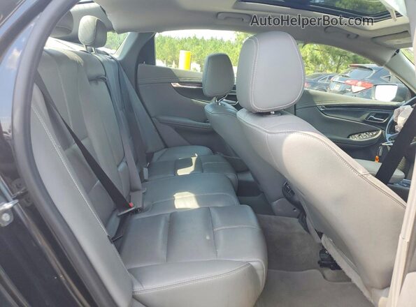 2G1105S3XJ9177485 2018 CHEVROLET IMPALA Black უკანა სავარძლების ხედი
