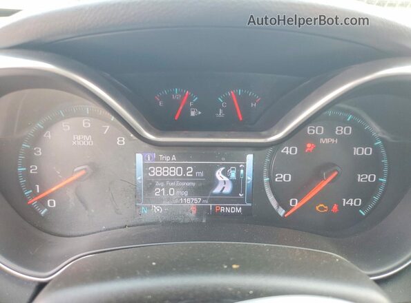 2G1105S3XJ9177485 2018 CHEVROLET IMPALA Black ხელსაწყოთა პანელის ხედი