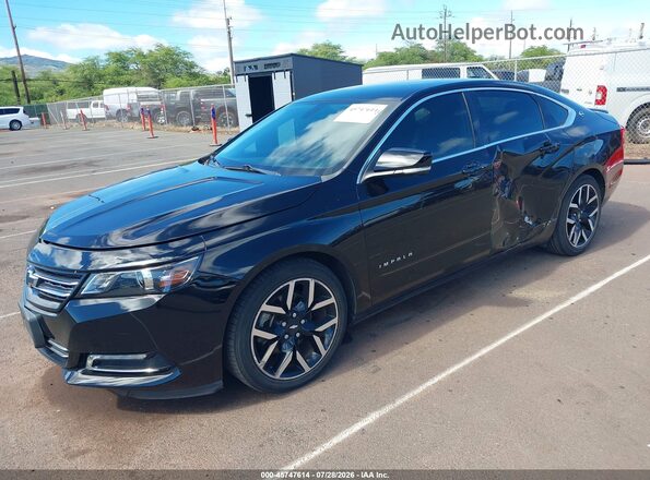 2G1105S3XJ9177941 2018 CHEVROLET IMPALA Black Przód lewy