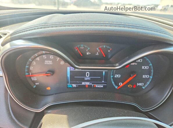 2G1105SA0H9168464 2017 CHEVROLET IMPALA Silver Instrument cluster view