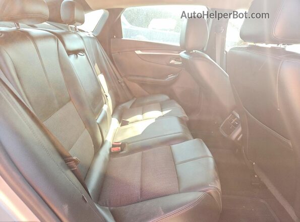 2G1105SA0H9168464 2017 CHEVROLET IMPALA Silver Rear seats view