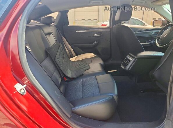2G1105SA1H9141189 2017 CHEVROLET IMPALA Burgundy Հետևի նստատեղերի տեսք