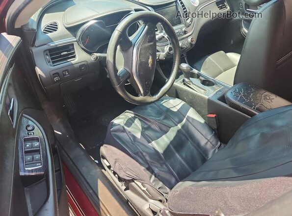 2G1105SA1H9141189 2017 CHEVROLET IMPALA Burgundy Առջևի վահանակի տեսք